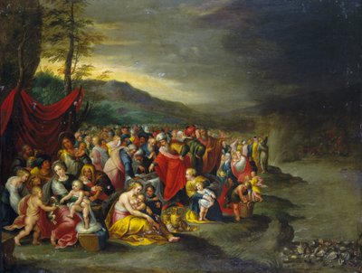 The passage of the Red Sea by Frans II the Younger (workshop of) Francken