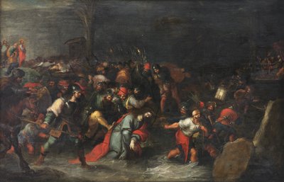 Christ Being Dragged Through the Brook Cedron After His Arrest by Frans II the Younger Francken