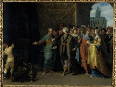 Croesus shows Solon his treasures by Frans II the Younger Francken