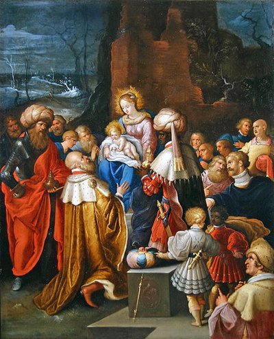 The Adoration of the Three Kings by Frans II the Younger Francken