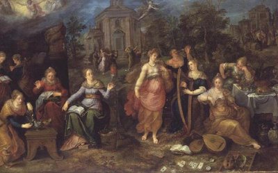 The Parable of the Wise and Foolish Virgins by Frans II the Younger Francken