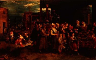The Seven Deeds of Mercy, c.1617 by Frans II the Younger Francken