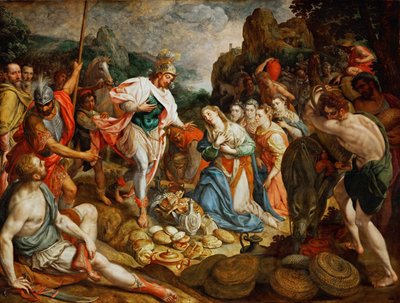 David and Abigail by Frans Pourbus the Elder by Frans I Pourbus