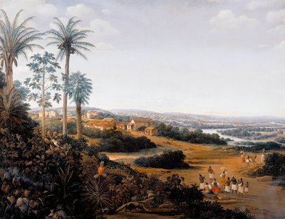 Serinhaem Village in Brazil or The Home of a Sugar Cane Planter in Brazil by Frans Post