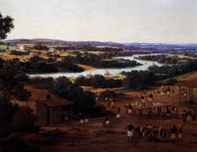 View of Engenho Real in Brazil (detail) by Frans Post