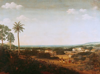 House of a Portuguese Nobleman in Brazil by Frans Post