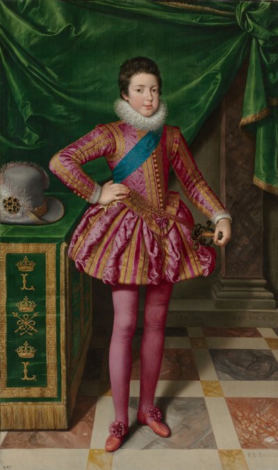 Portrait of King Louis XIII of France by Frans Pourbus