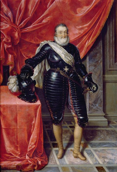 Henry IV, King of France, in armour, c.1610 by Frans Pourbus the Younger
