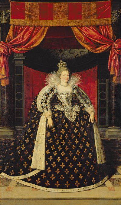 Marie de Medici in Coronation Robes, c.1610 by Frans Pourbus the Younger