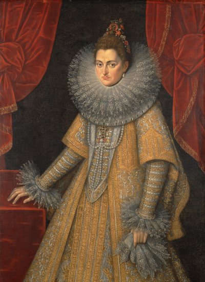 Portrait of Infanta Isabella Clara Eugenia of Spain by Frans Pourbus the Younger