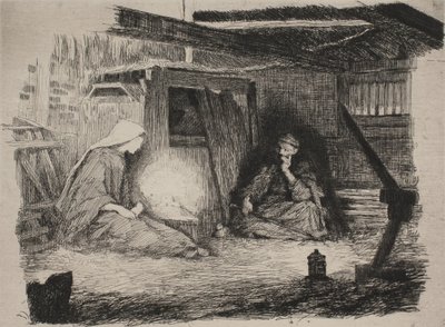 Mary, Christ Child, and Joseph on Christmas Morning by Frans Schwartz
