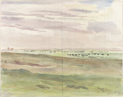 Pastoral Landscape with Herds by Frans Alexander Evert Lodewijk Smissaert