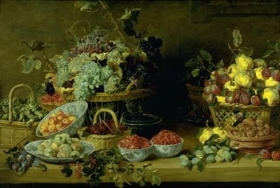 Still Life with Fruit on a Table by Frans Snijders