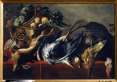 Still Life with an Ebony Chest by Frans Snyders