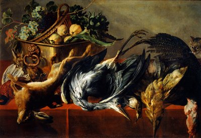 Still Life with an Ebony Chest by Frans Snyders or Snijders
