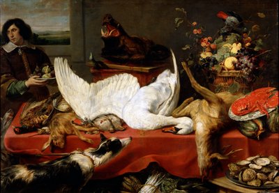 Still Life with a Swan, 1640s by Frans Snyders or Snijders