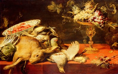 Still life with Animals and Fruit by Frans Snyders or Snijders