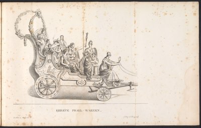 First Parade Float in the Procession for Saint Rombout, 1825 by Frans Vervloet