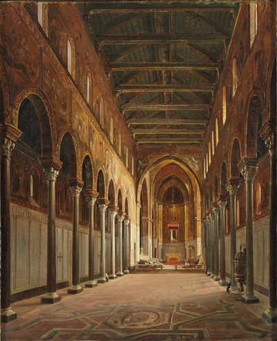 Interior of the Monreale Cathedral Santa Maria Nuova by Frans Vervloet