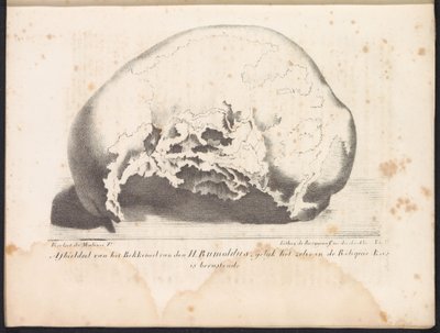 Skull of Saint Rombout, 1825 by Frans Vervloet