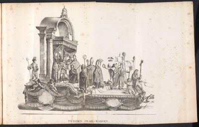 Second float in the procession for Saint Rumbold, 1825 by Frans Vervloet