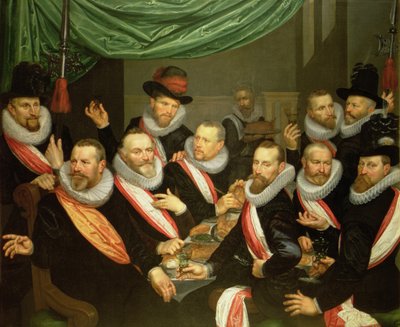 Banquet of the Officers and Subalterns of the Civil Guard of San Jorge by Frans de Grebber