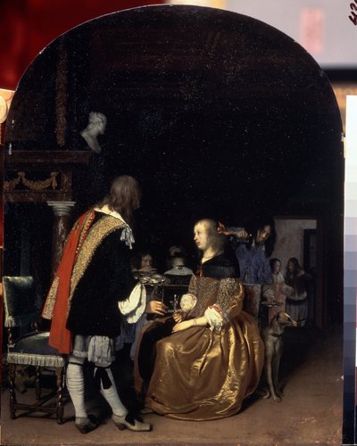 The Oyster Meal by Frans van Mieris