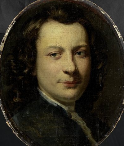 Portrait of George van der Myn, Painter by Frans van der Mijn