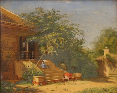 The Garden Steps Leading to the Painter Christen Købke