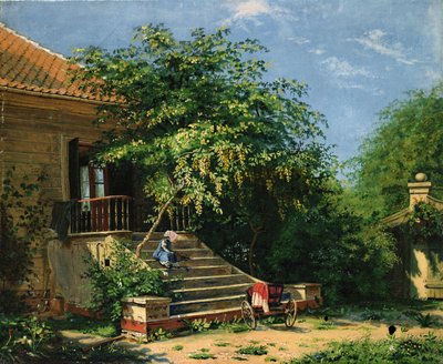 Garden Stair by Blege Pond by Frants Diderik Boe