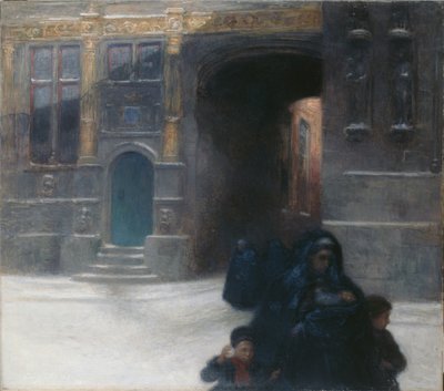 Gilded Houses in Bruges by Frantz Charlet