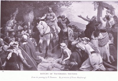 Return of the Victorious Teutons by Franz (after) Hanfstaengl