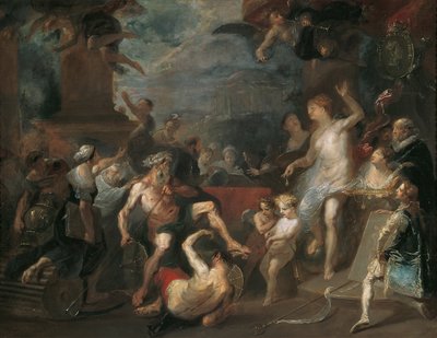 Allegory of an Award Ceremony at the Vienna Academy under Wenzel Anton Prince of Kaunitz-Rietberg by Franz Anton Maulbertsch
