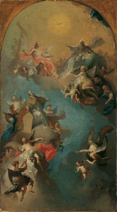 The Assumption of Saint Augustine into Heaven by Franz Anton Maulbertsch