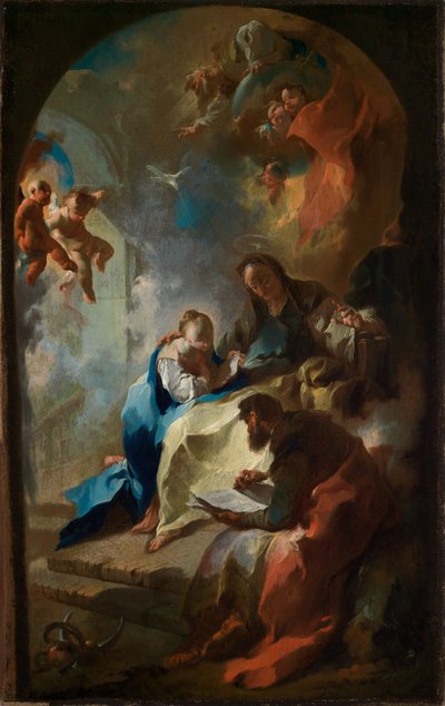 The Education of Mary by Franz Anton Maulbertsch