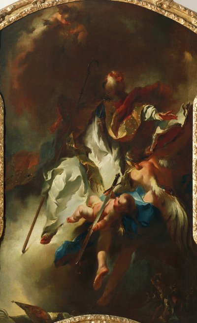 St. Narcissus in Glory by Franz Anton Maulbertsch