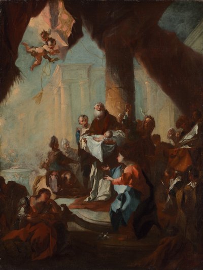 Study for "The Presentation of Christ in the Temple" by Franz Anton Maulbertsch