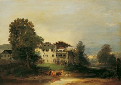 Motif from South Tyrol by Franz Barbarini