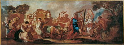 The Transfer of the Ark of the Covenant by the Singing and Dancing David by Franz Carl Remp