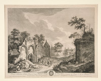 Ruins of the Abbey of St. Maur by Franz Edmund Weirotter
