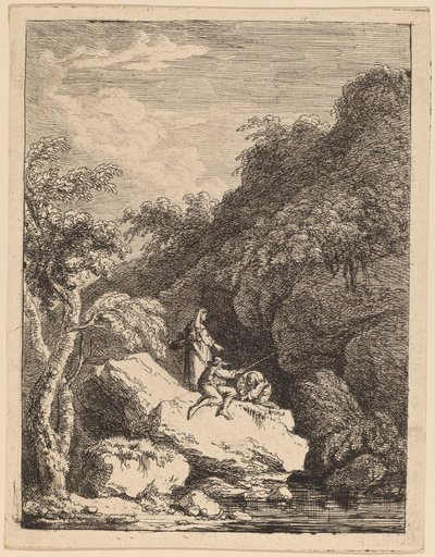 The Outskirts of Florence, on the Way to Rome by Franz Edmund Weirotter