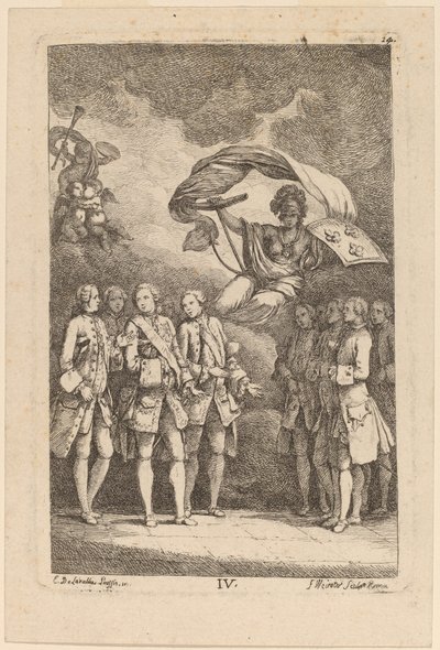 In the Coming to Rome: pl. 4 by Franz Edmund Weirotter after Étienne de Lavallée Poussin