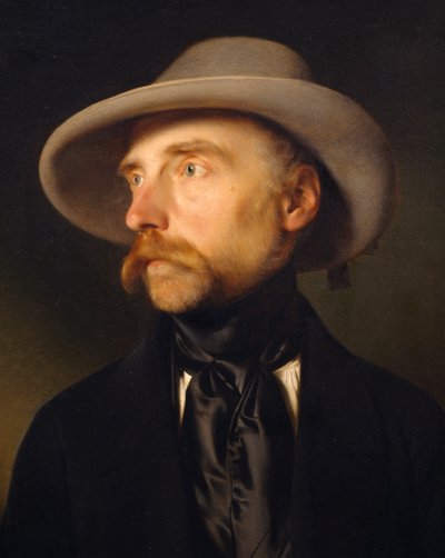 Portrait of painter Franz Wipplinger (1762-1812), painting by Franz Eybl by Franz Eybl