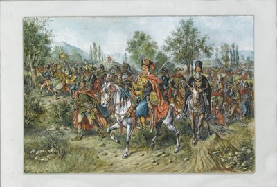 Franz Freiherr von der Trenck and His Regiment by Franz Gaul