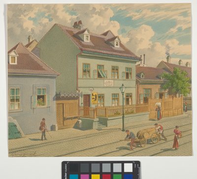 19th district, Gymnasiumstraße 87 - Home and place of death of Josef Lanner by Franz Gerasch