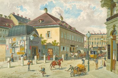 The Mariahilfer Line in Vienna by Franz Gerasch