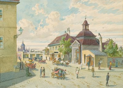 The Matzleinsdorf Line in Vienna (Corner of Margarethen Belt and Matzleinsdorf Square) by Franz Gerasch