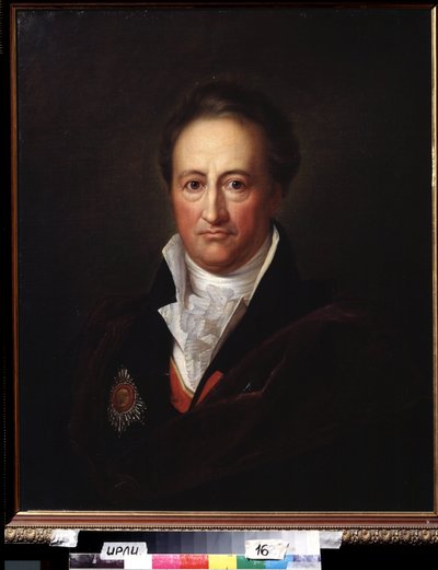 Portrait of the Author J.W. von Goethe by Franz Gerhard von Kugelgen