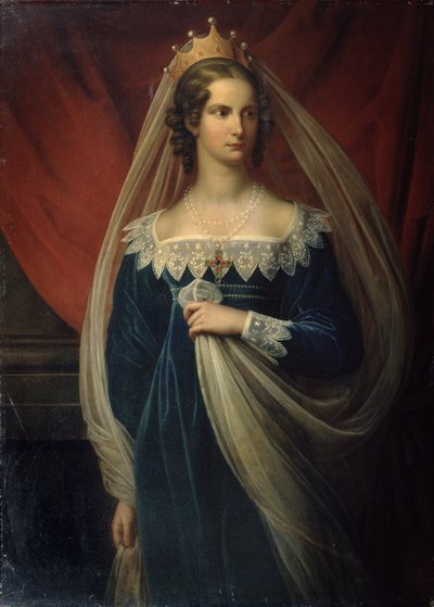 Portrait of Princess Charlotte von Preussen, 1817 by Franz Gerhard von Kugelgen