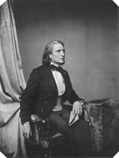 Franz Liszt, Hungarian Composer and Pianist by Franz Hanfstaengl